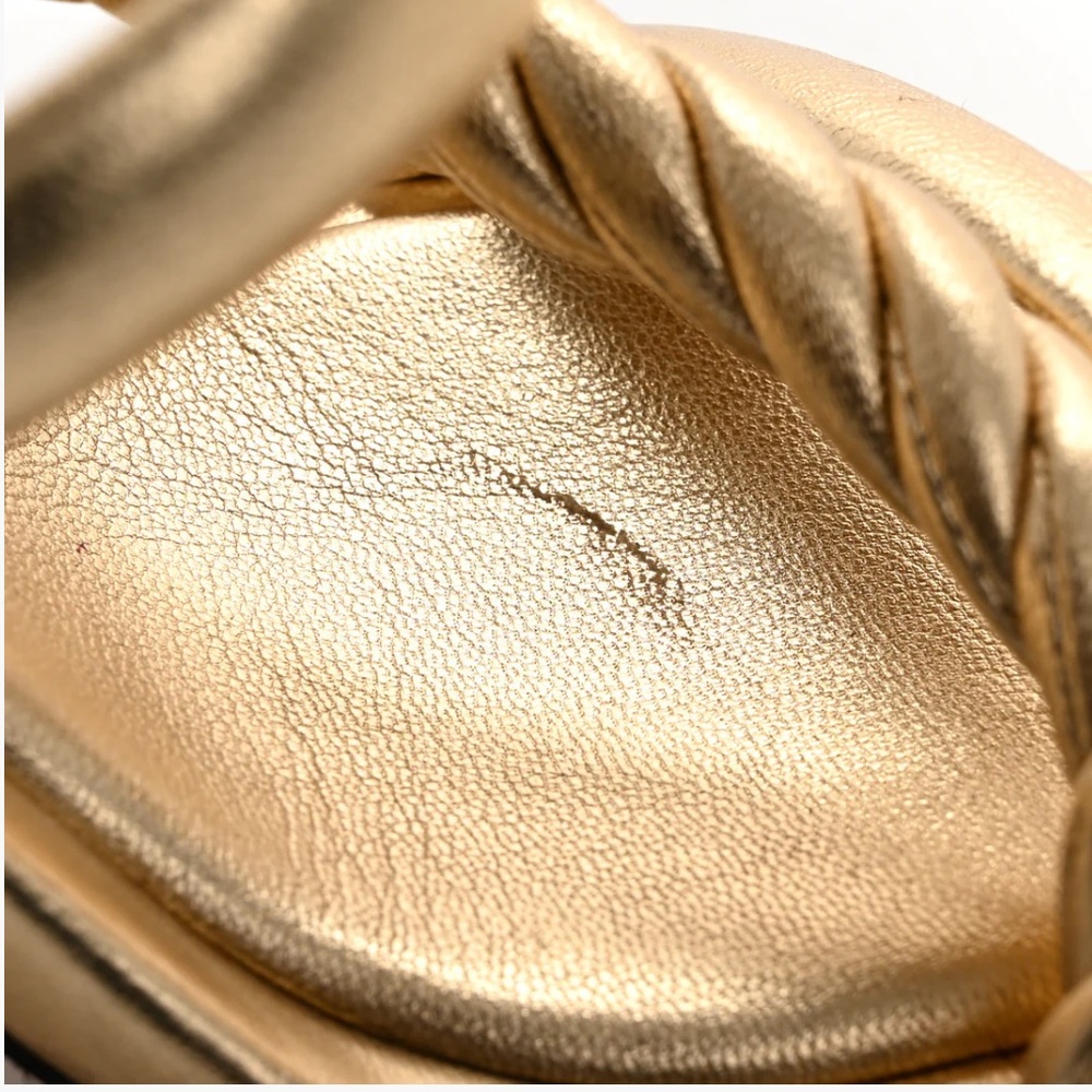 Jimmy Choo metallic Napa diosa sandals - Picture 10 of 13